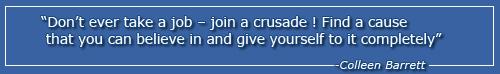 Don´t ever take a Job-- join a crusade!